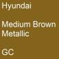 Preview: Hyundai, Medium Brown Metallic, GC.